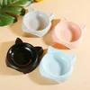 ​​Candy Color Cat-Ear Bowl with Smooth Edge - Chin-Friendly Large Capacity Pet Dish for Cats & Small Dogs, Food & Water Feeder 4