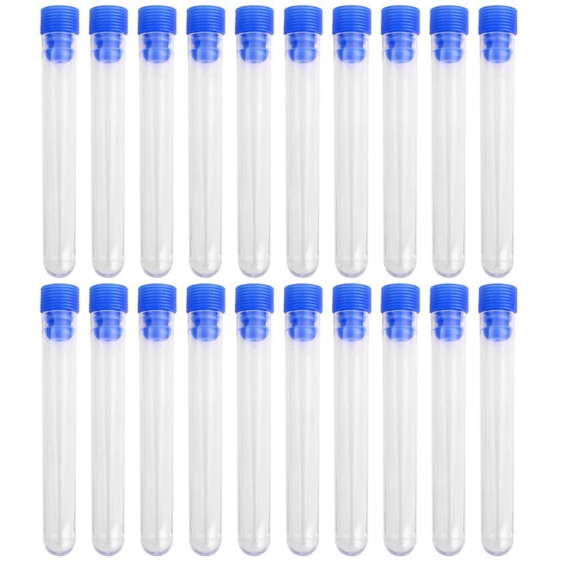 

400 Pcs. Not Graduated Plastic Test Tube Lab Test Tool With