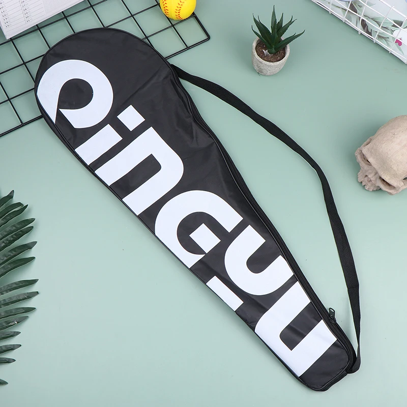 Badminton Racket Bag Badminton Rackets Bag Racquet Pouch One-shoulder Large Capacity Sport Supplies Protective Cover Portable Sports Bag