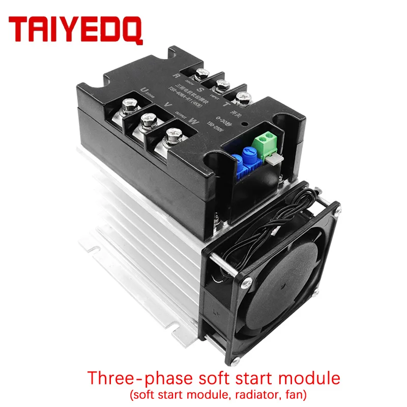 Controller Modulo Soft Starter Motore Trifase 380V 1Kw-12Kw Avviamento Lento (Ventola Radiatore Modulo)