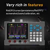 ZEEWEII DSO3D12 3.2 Inch Desktop Digital Oscilloscope 120M Bandwidth Dual Channel Multimeter and Signal generator 3 in 1 4
