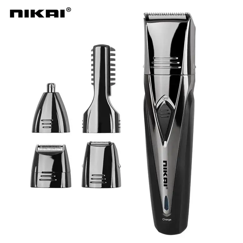 Description Picture 3 of item10 in1 Grooming set hair&beard trimmer for men waterproof electric shaver facial& body groomer eyebrow nose ear hair clipper