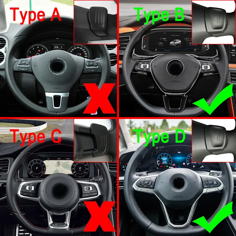 Car Paddle for VW Golf 8 MK8 2020 2021 Passat B8 Tiguan Teramont Phaeton C-TREK Lamando 2019-2023 Wheel Extension Shifter – Detail 1