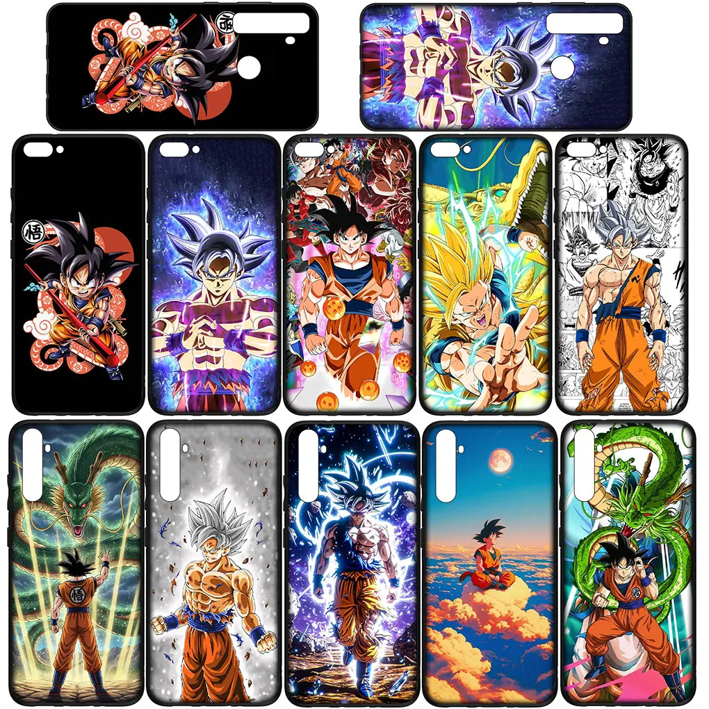 Dragon Son Goku Ball Themed Phone Case with Wallpaper Design