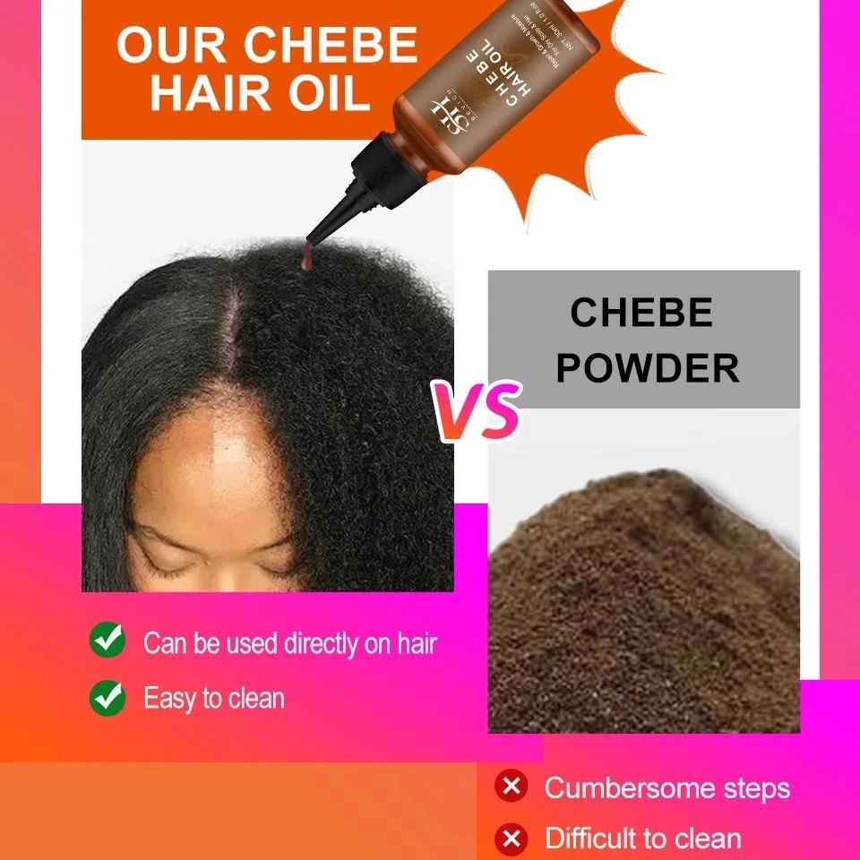Sevich Crazy Fast Hair Growth Product 30ml Africa Traction Alopecia Chebe Oil Anti Hair Loss Treatment for Man Women Care hair growth serum hair care oil