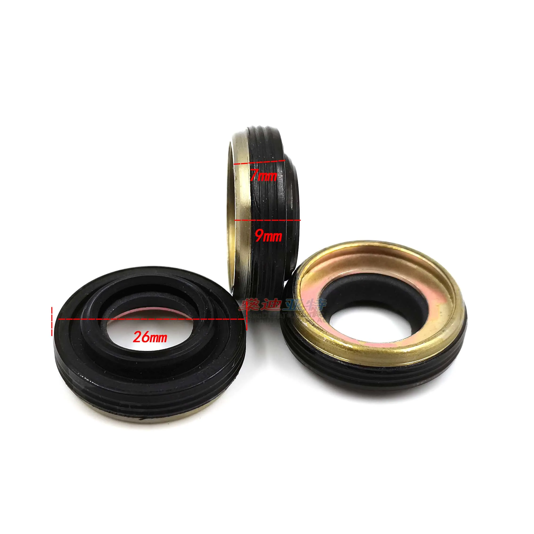 20pcs AC Compressor Shaft Seal Stamps Gasket Oil Seal for GM V5 Futong Mudanjiang Compressors Repair Parts
