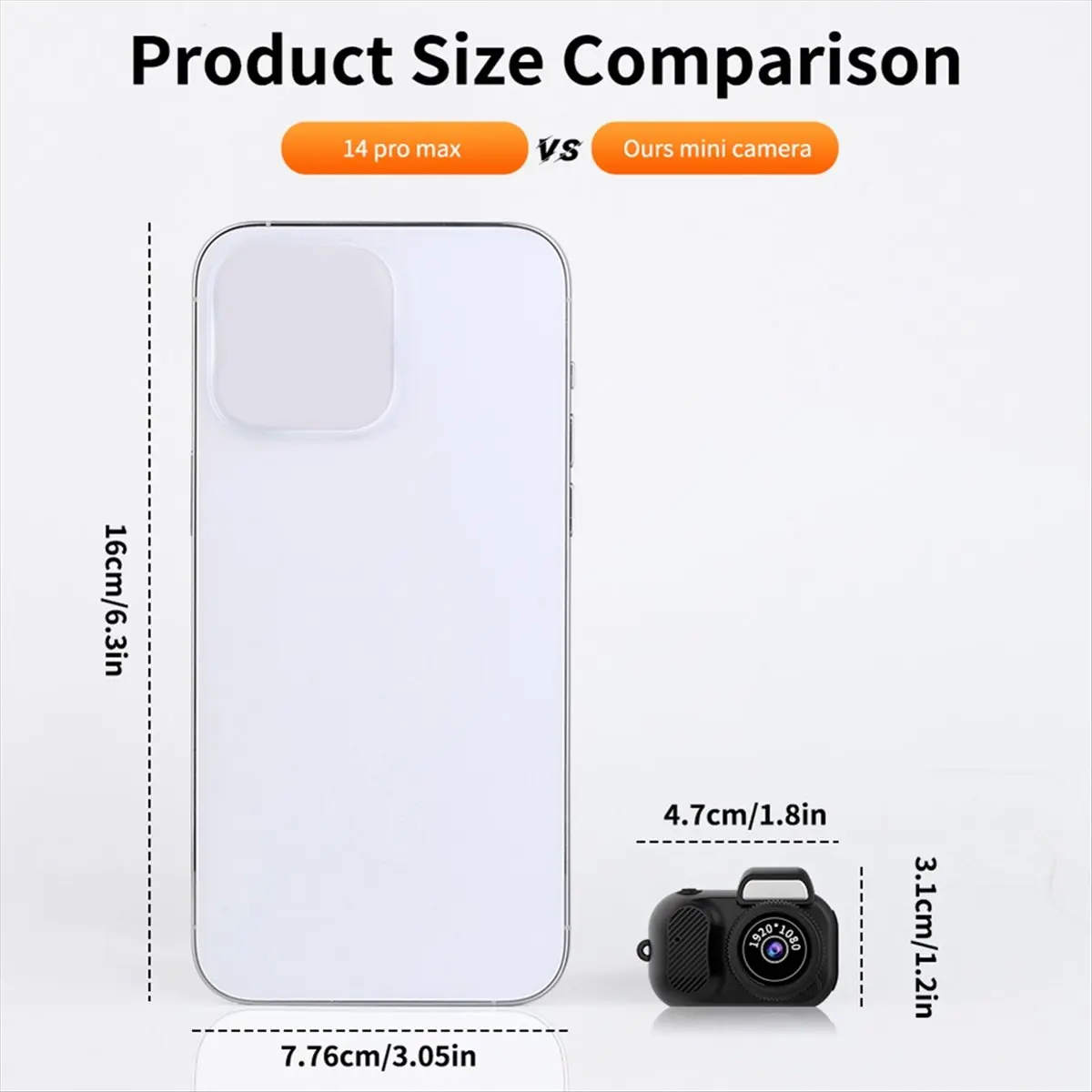 Mini Caméra 1080P HD avec 32Go Carte SD - Caméra de Poche pour Voyage