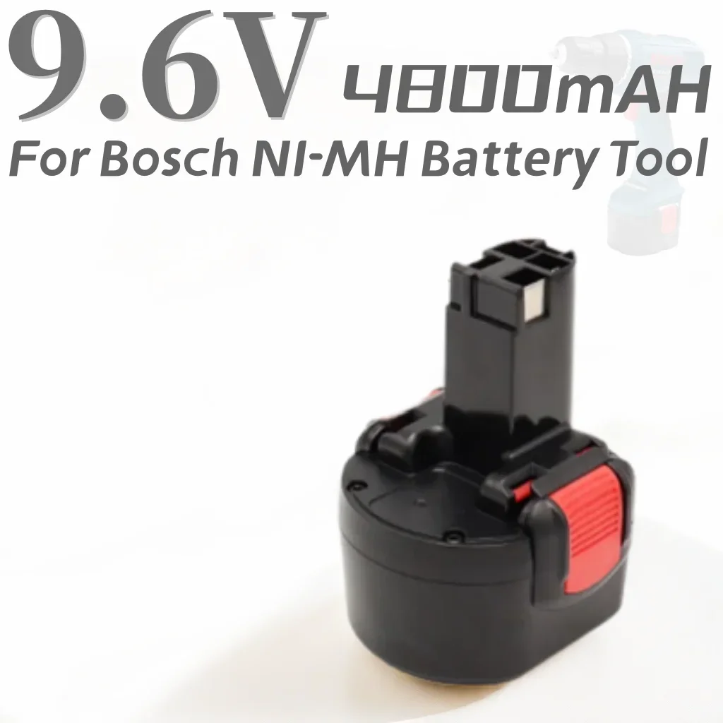 

Newest Upgrade 9.6V 4800mAh Ni-MH Rechargeable Battery Power Tools Battery for Bosch PSR 960 BH984 BAT048 BAT119 BAT048