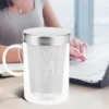 500Ml Travel Heat-Resistant Glass Tea Infuser Mug with Stainless Steel Lid Coffee Cup Tumbler Kitchen Heat-Resistant Large 3