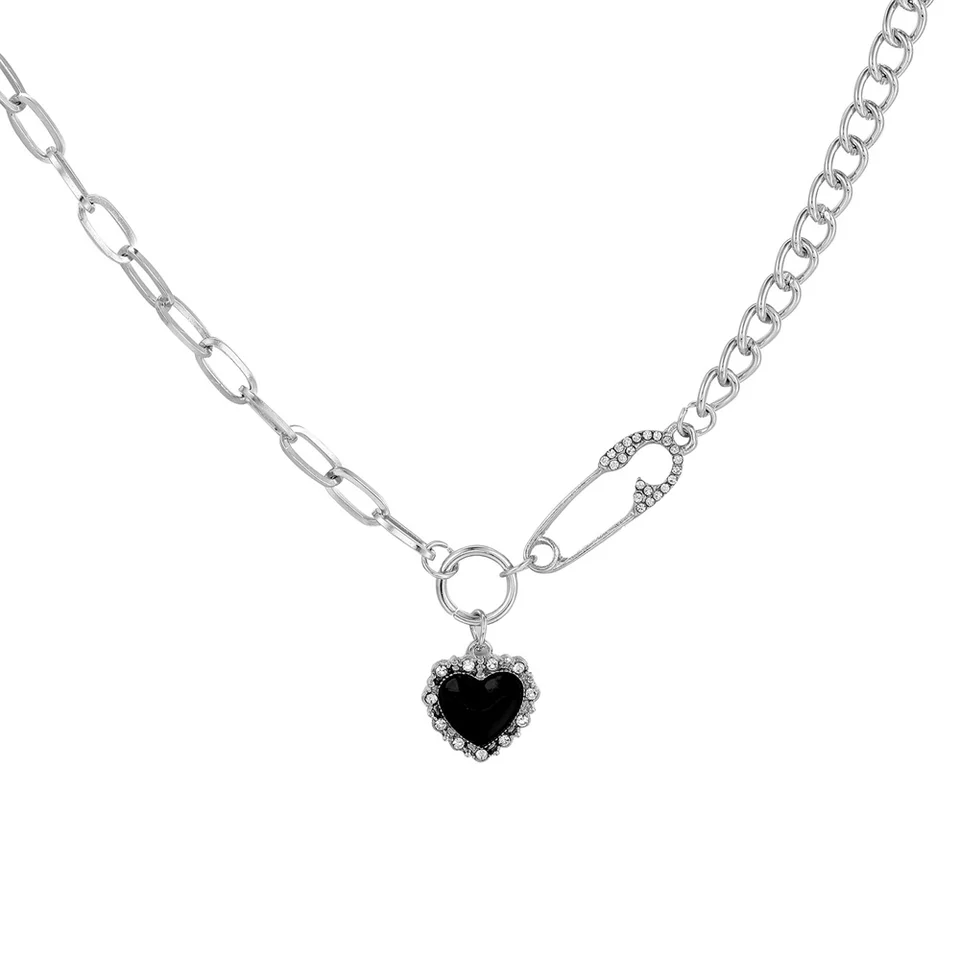 アクセサリー epic jewelry blackheartpendantnecklace Black heart pendant necklace – EPIC JEWELRY