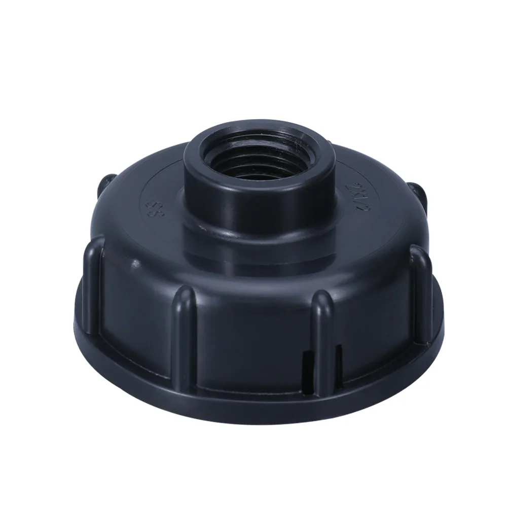 Durable Ibc Tank Fittings S60X6 Coarse Threaded Cap 60mm Female Thread To 1/2