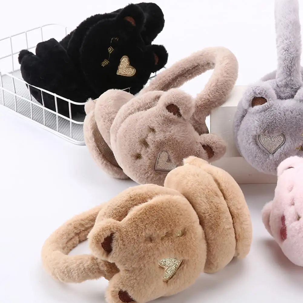 Washable Modern Winter Thermal Female Fluffy Ear Covers Comfortable