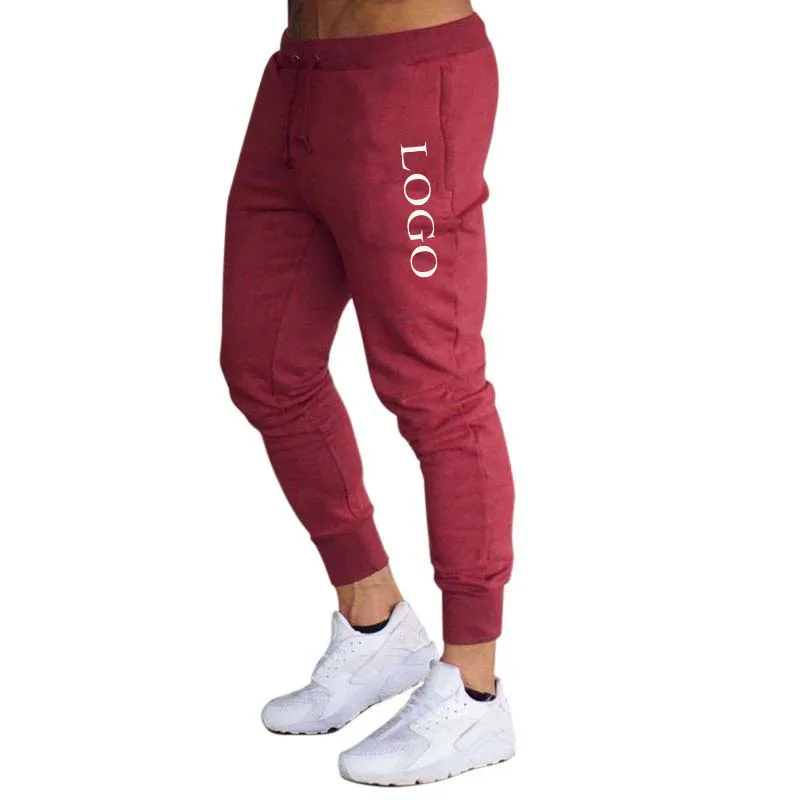 Your Own Design Brand Logo/Picture Personalized Custom Anywhere Men Women DIY Casual ankle cuffed pants Fashion New