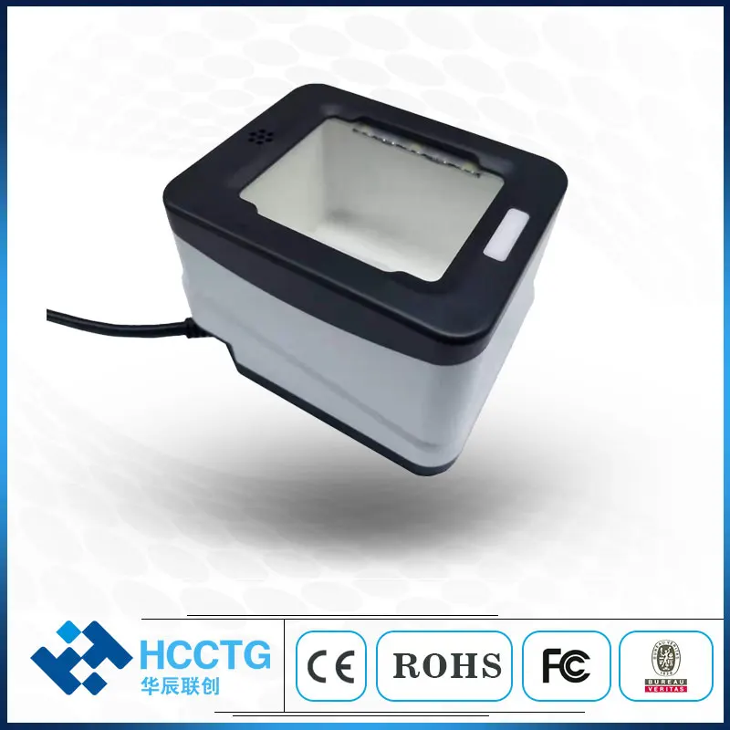 슈퍼마켓 바코드 스캐너 결제 데스크탑 USB 2D QR 코드 리더 HS-2001D