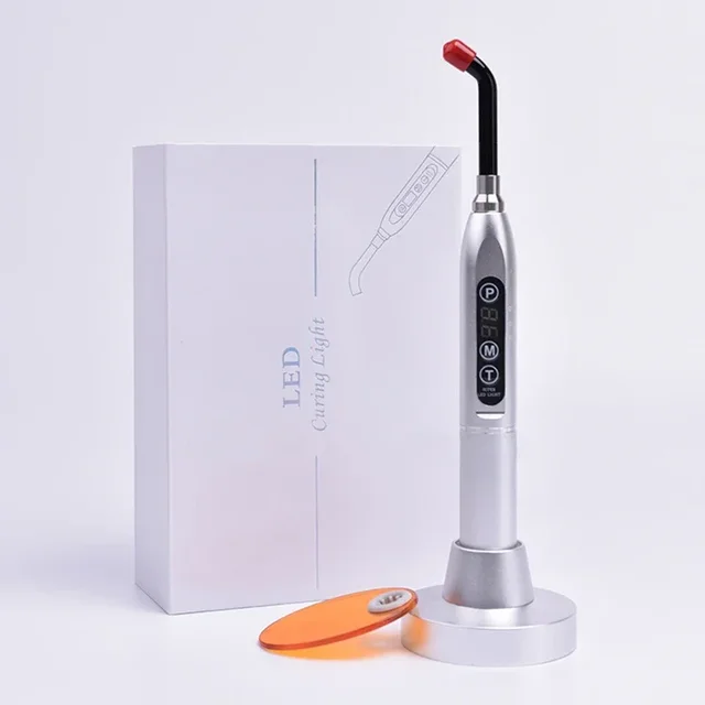 3 Modes Colorful LED Screen Light Curing Machine, Wireless Photosensitive Lamp for Dental Teeth Whitening & Resin Filling Tools