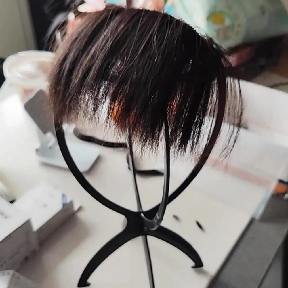 접이식 가발 스탠드 플라스틱 휴대용 모자 디스플레이 스탠드 조절 가능 내구성 이발소 패션 모델 홀더 가정용 살롱용