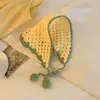 Handmade Crochet Headscarf Gift Hollow Knitted French Pastoral Style Headband Towel Retro Hairband 4