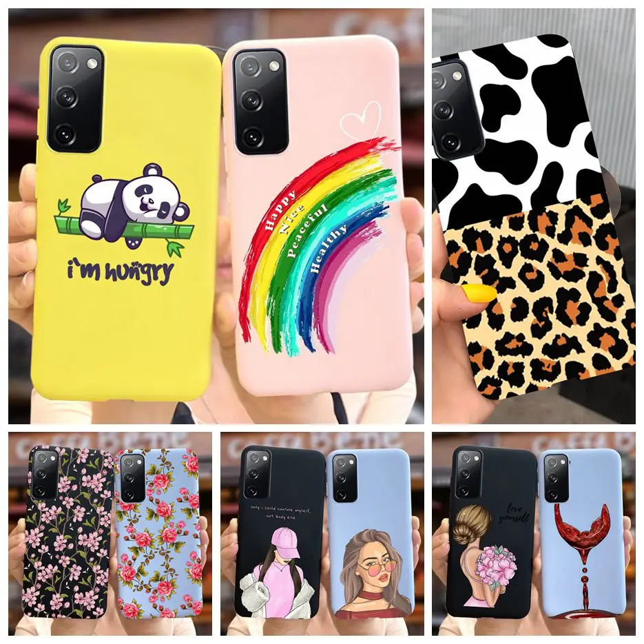 Per Samsung Galaxy S20 Fe Custodia Cover Morbida In Silicone Tpu Fundas Per Samsung Galaxy S20 Fan Edition S20 Lite S20Fe Cover Posteriore Coque