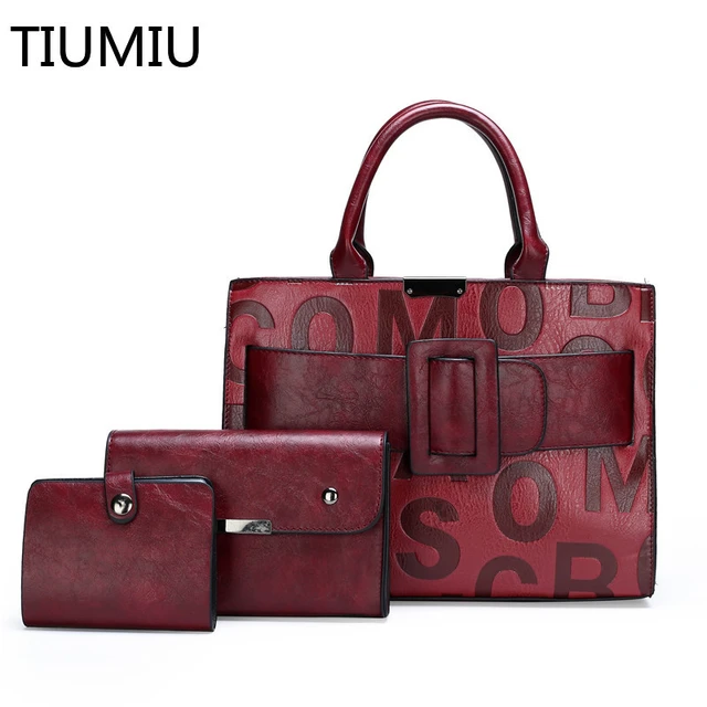 New Fashion 3 Pieces Ladies Handbag Set