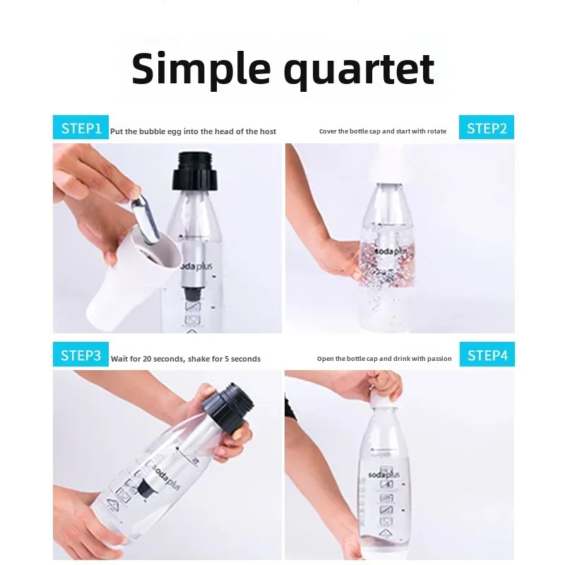 Home Soda Maker Bubble Water Machine DIY Carbonated Beverage Cold Drink Machine Cola Sodas Popular in Continental China