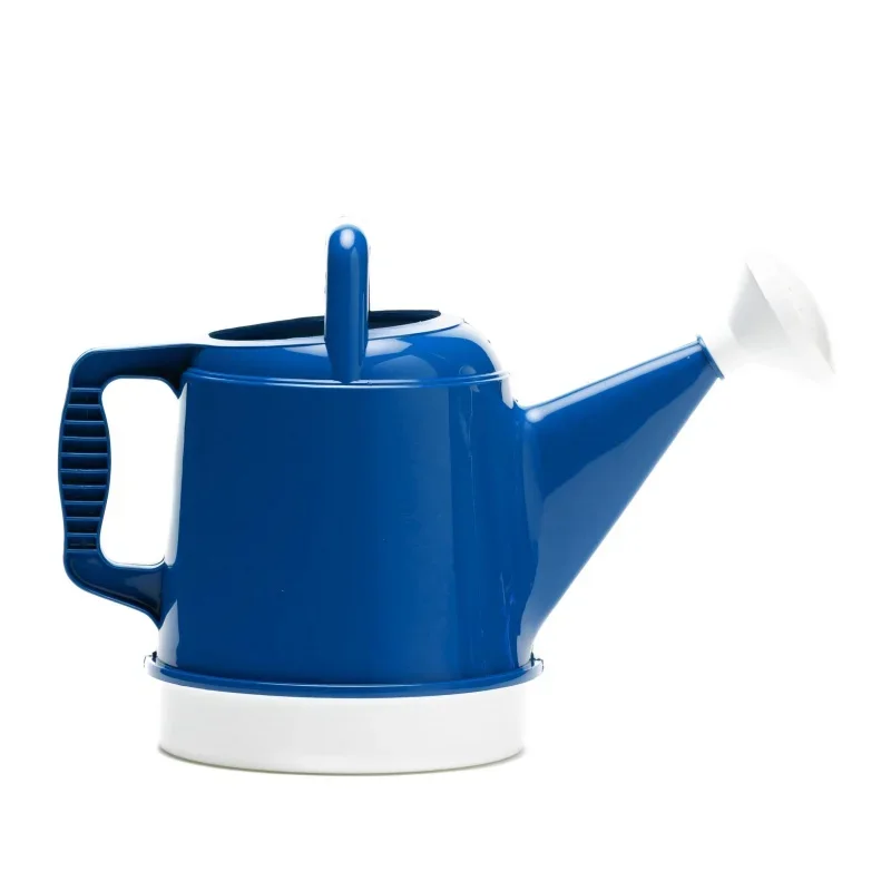

Flower Deluxe Plastic Watering Can - 2 Gallon (256 floz) Capacity - Classic Blue