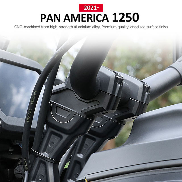 Fit For Pan America 1250 Special 1250S Handlebar Risers Fat Bar Riser CNC Billet Motorcycle