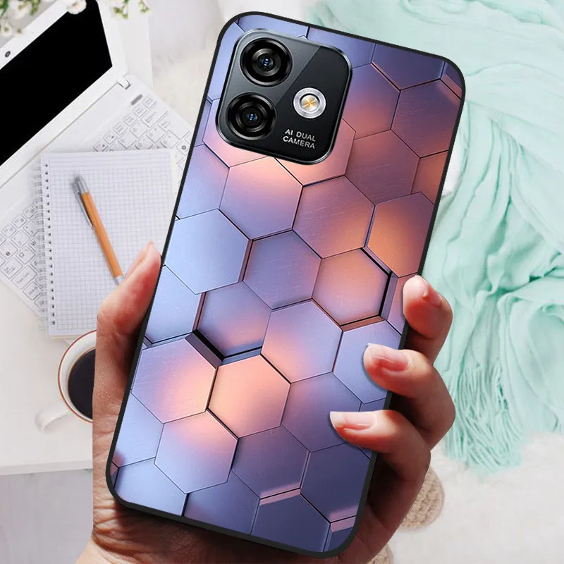 Soft TPU Silicone Shockproof Phone Case Bumper - 6.52 Protective Cover