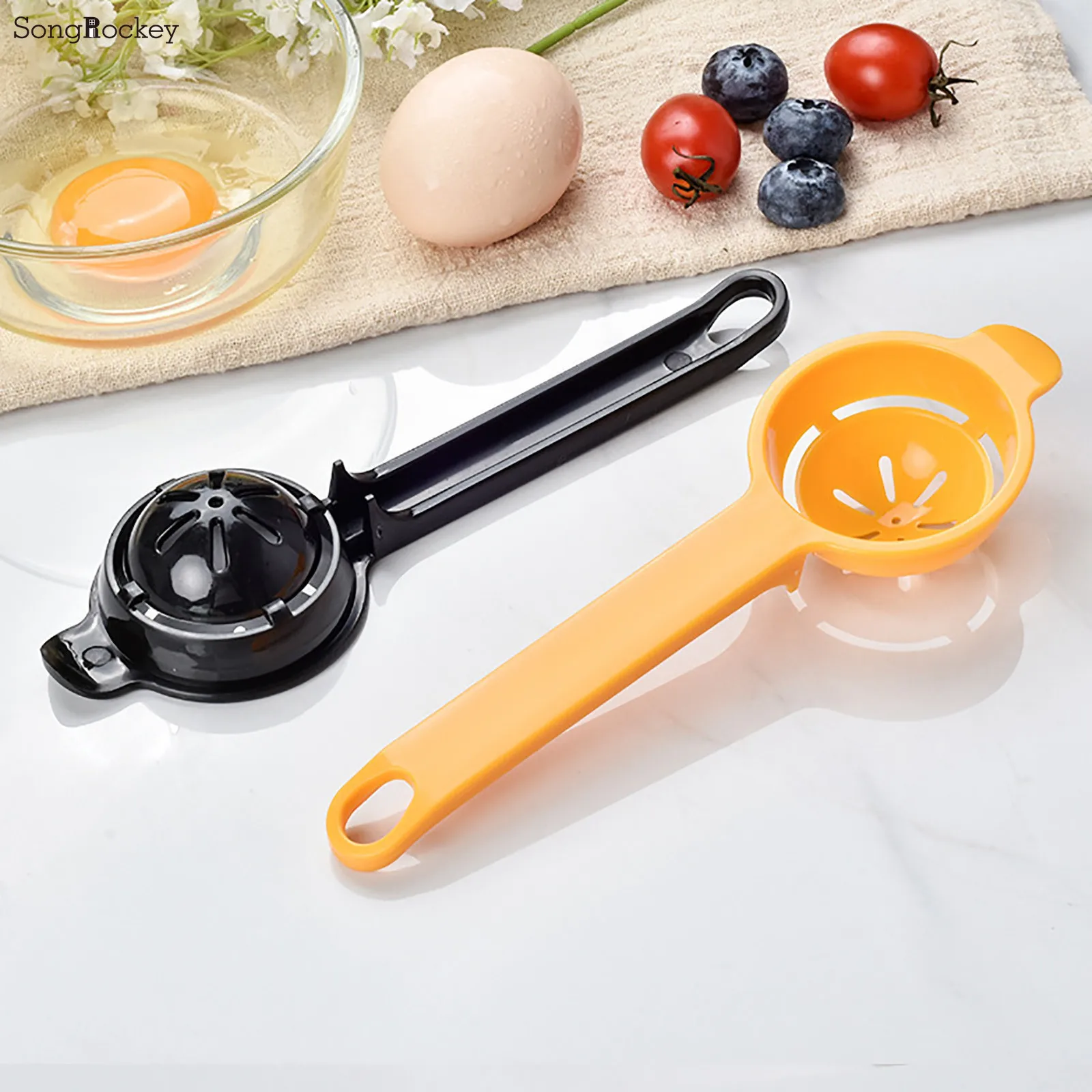Long Handle Eggs Separator Eggs Yolk Separator White For Baking And Cooking eggshell separator,egg separator