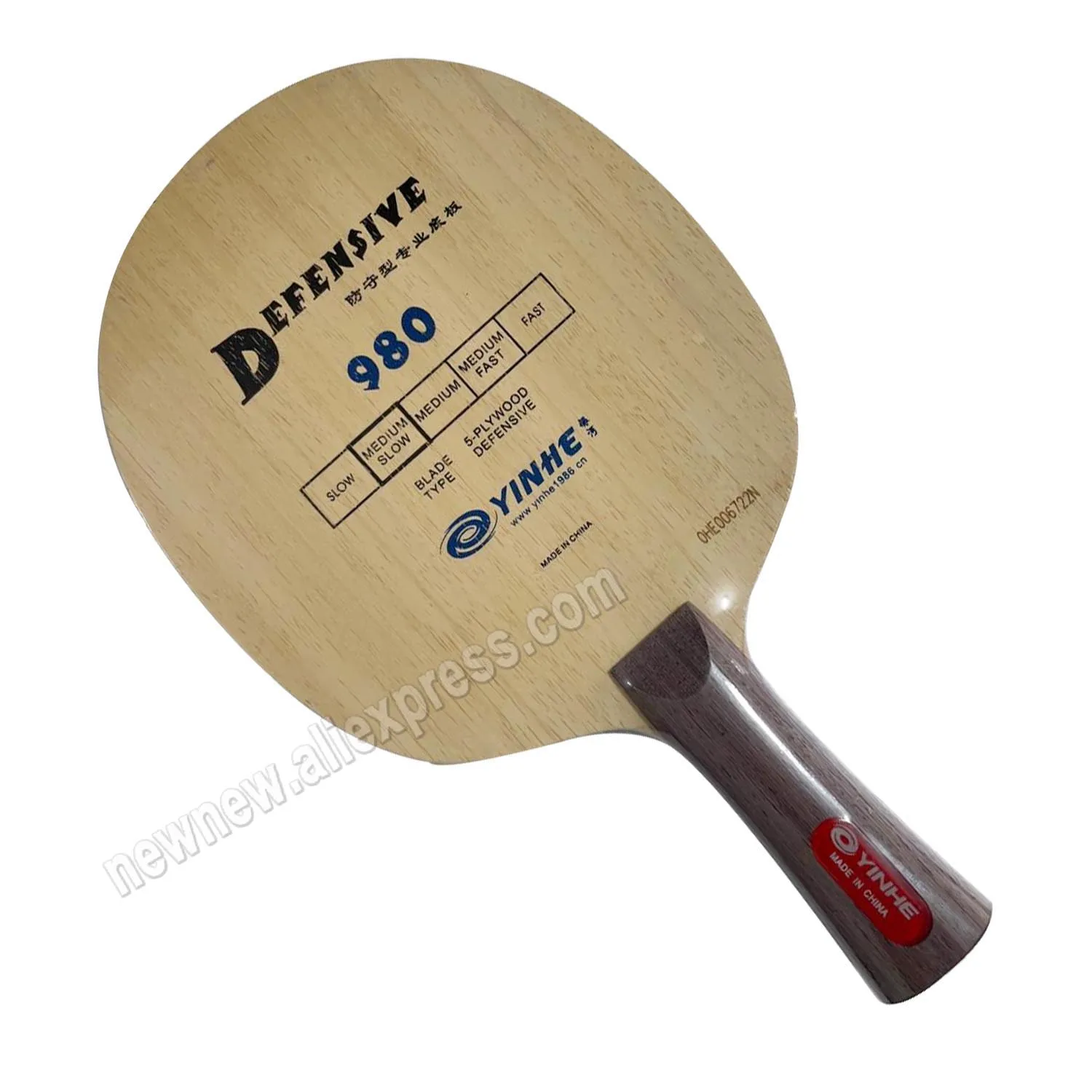 

YINHE Galaxy 980 (Defensive, Chop Play) Table Tennis Blade Chop Racket Ping Pong Bat Paddle