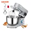 VEVOR Stand Mixer 660W Electric Dough Mixer with 6 Speeds LCD Screen Timing 5.8 Qt Stainless Steel Bowl Dough Hook Flat Beater 1