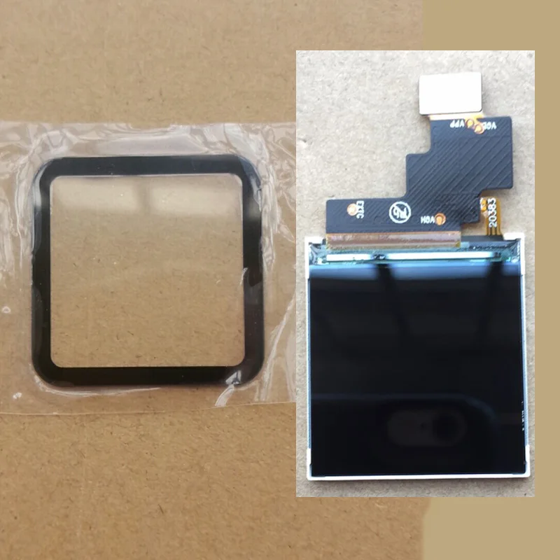 New front small LCD monitor screen and outer glass repair parts For GoPro Hero 9 Black Action camera