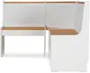 Ardmore Kitchen Nook Set, White 5