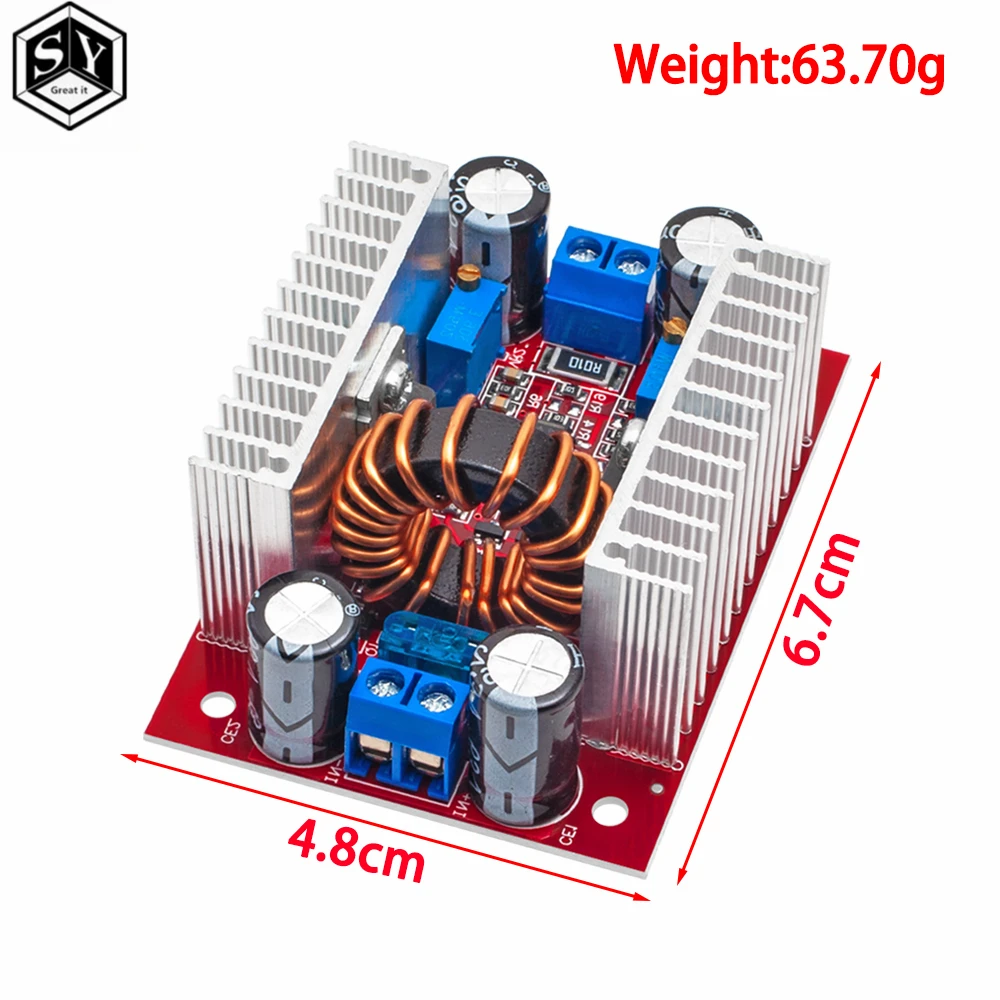 Alimentation du convertisseur Boost DC-DC, Module élévateur, tension  réglable en continu, 10-32V à 60-97V, 10 - Cdiscount Bricolage