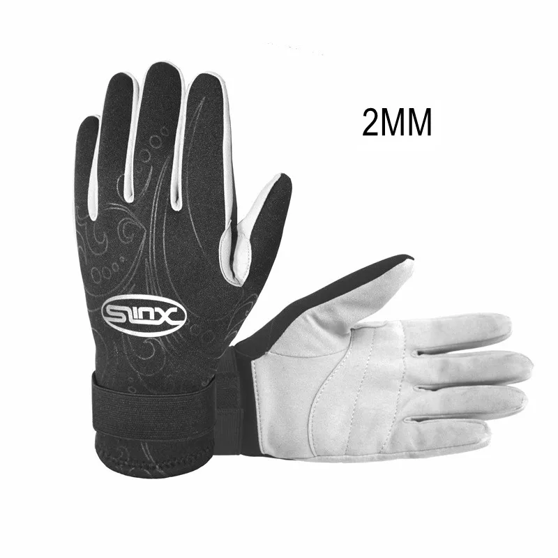 2MM Neoprene Diving Gloves Keep Warm Snorkeling Paddling Surfing Kayaking Canoeing Spearfishing Skiing Water Sport WetSuit Glove 3mm neoprene wetsuit gloves warm scuba diving gloves winter surfing gloves thermal anti slip gloves for spearfishing swimming rafting kayaking paddling