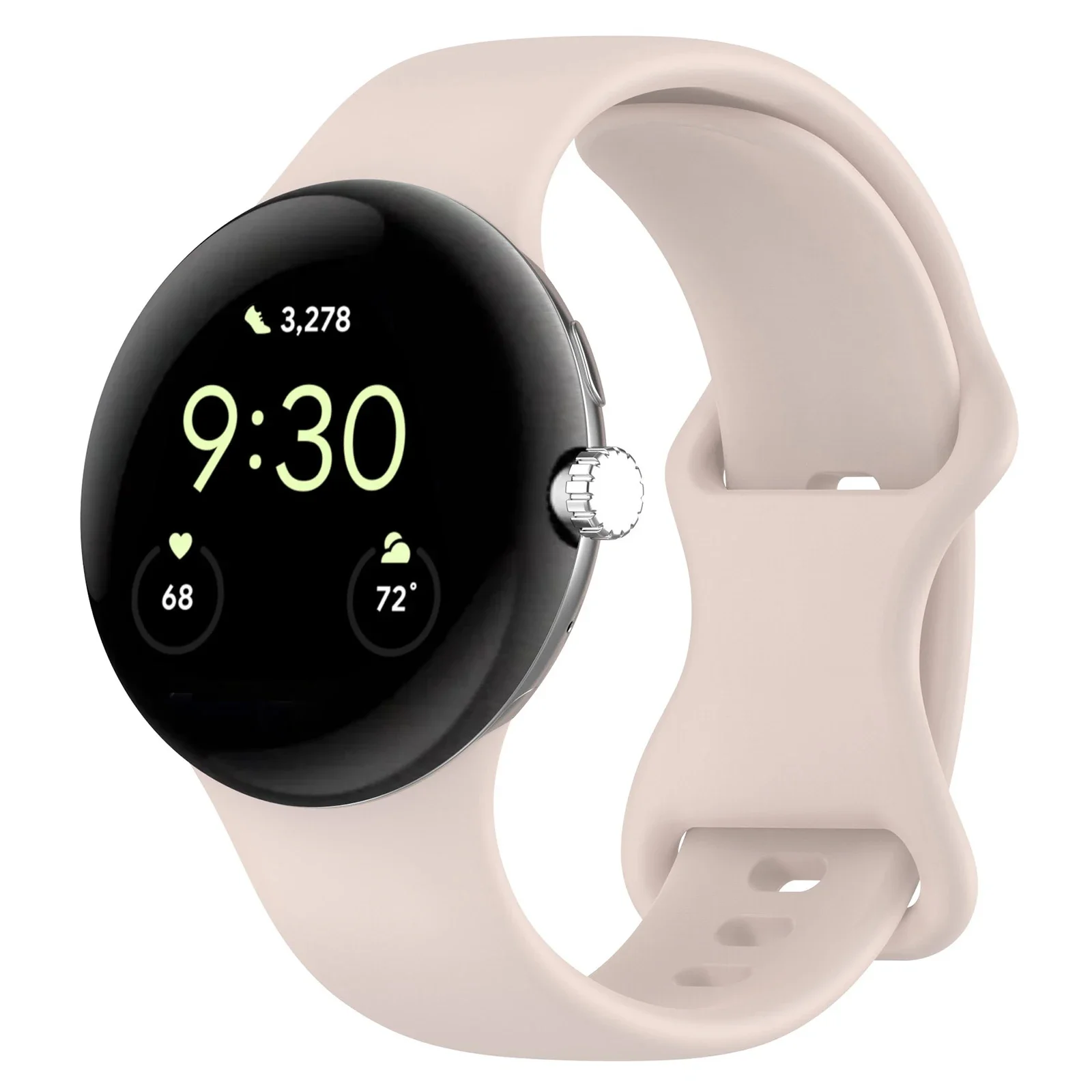 Premium Silicone Sports Strap for Google Pixel Watch – Elegant Wristband Accessory