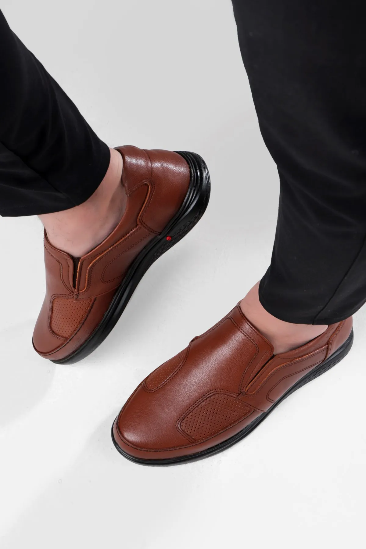 

Lofor Genuine Leather Comfort Orthopedic Men's Casual Shoes, Dad Shoes, Orthopedic Shoes, Loafer Shoes