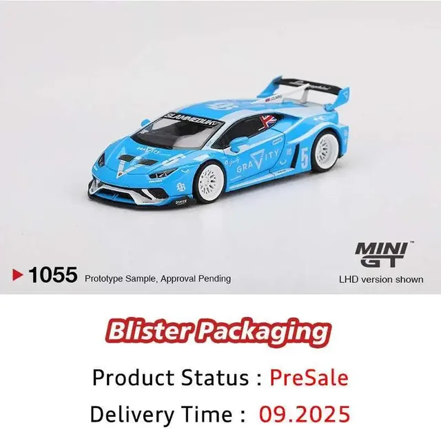 PreSale MINIGT 1055 1:64 LBWK LB WORKS Lamborghini Huracán GT