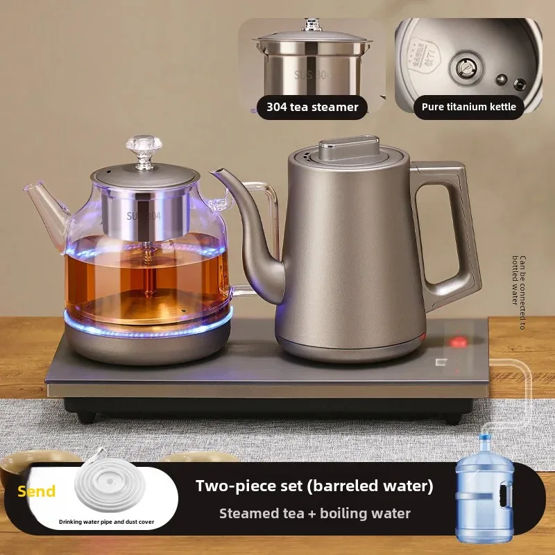 Automatic Bottom Fill Titanium Electric Kettle Large Capacity Tea Table For Home And Office Use Integrated Water Boiler
