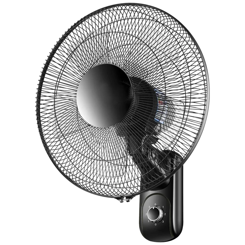 16 Inch Household Wall-Mounted Electric Fan Wall Fan 220V Mute Remote Control/Mechanical Electric Powerful Shaking Head