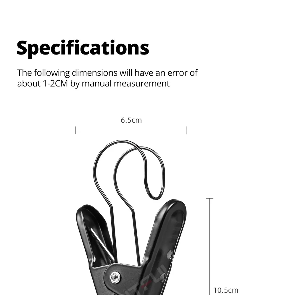 Metal Hook Clip Clamp Photographic Equipment Universal Use for Photography Paper