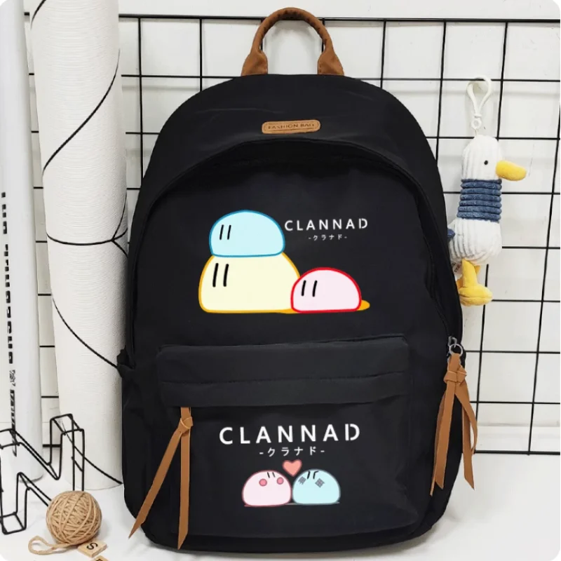 Anime Clannad  Cartoon Bag Women Man Fashion Leisure Teenagers Student Backpack Handbag B861