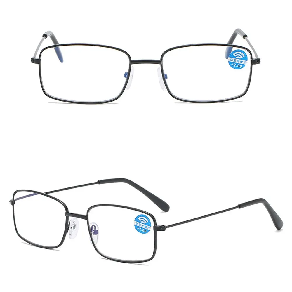Anti Blue Light Reading Glasses Fashion Classic Metal Frame Presbyopia Eyeglasses Fashion Women Vision Care Readers Eyewear 3