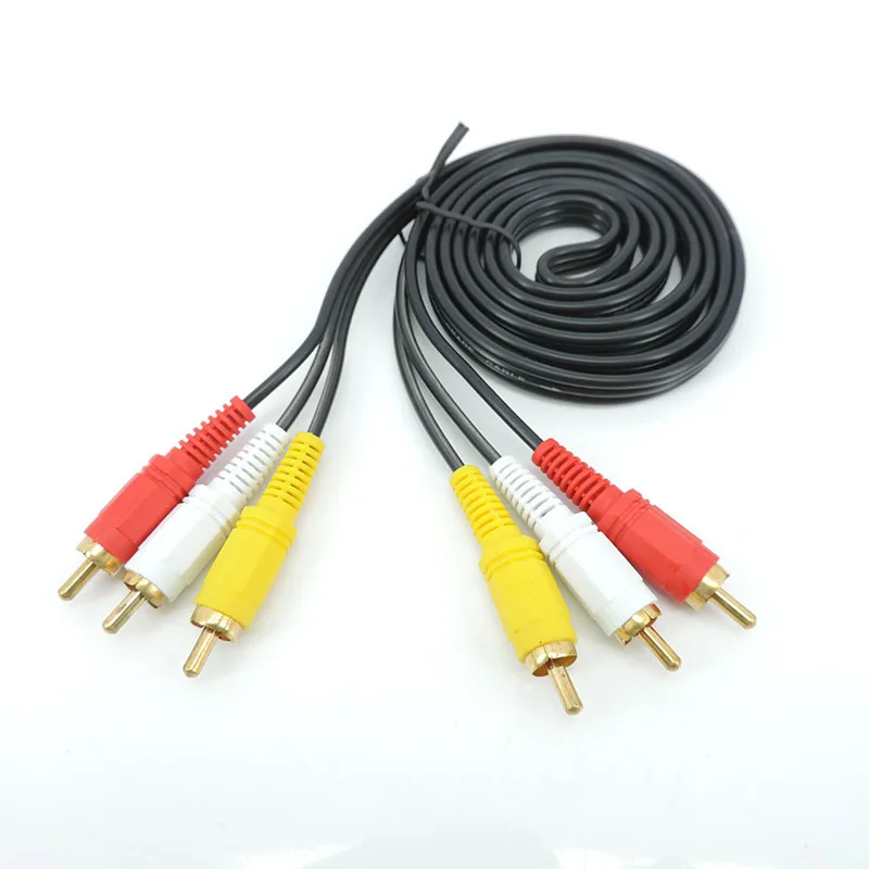 ݵ RCA -3 RCA  Ŀ,    AV ͽټ ̺ ÷ ڵ ̾, 1.5m, 3m, 5m