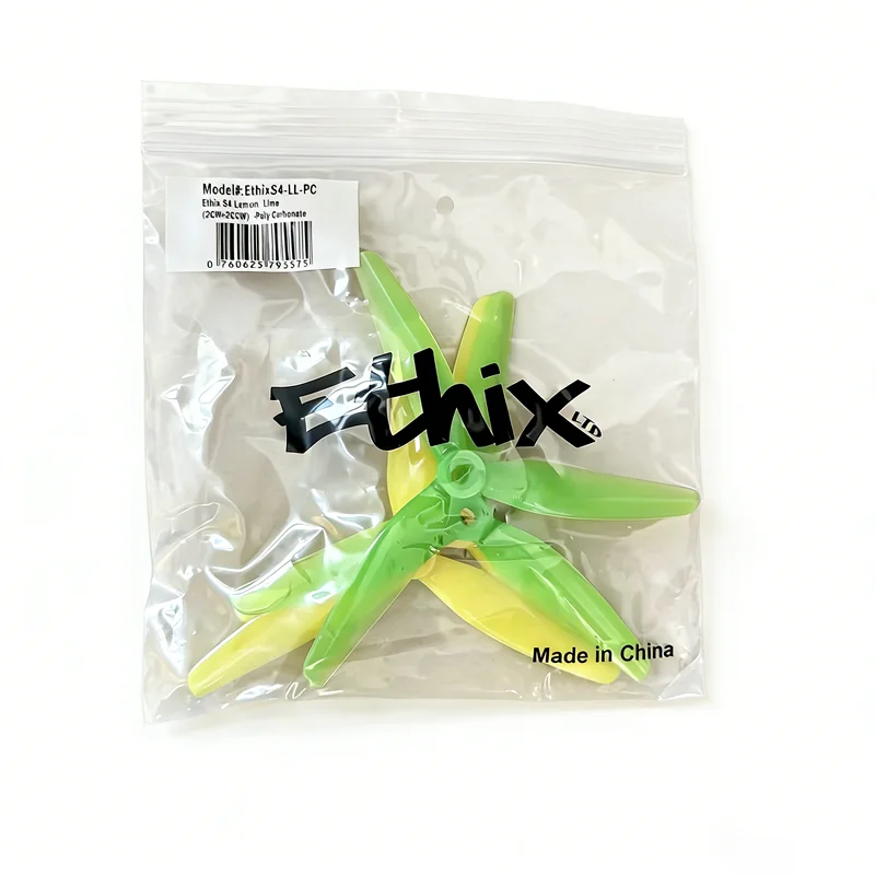 HQPROP Ethix S4 Prop 5" Vrtule FPV 3 Listy Polykarbonát (Sada 4 ks)