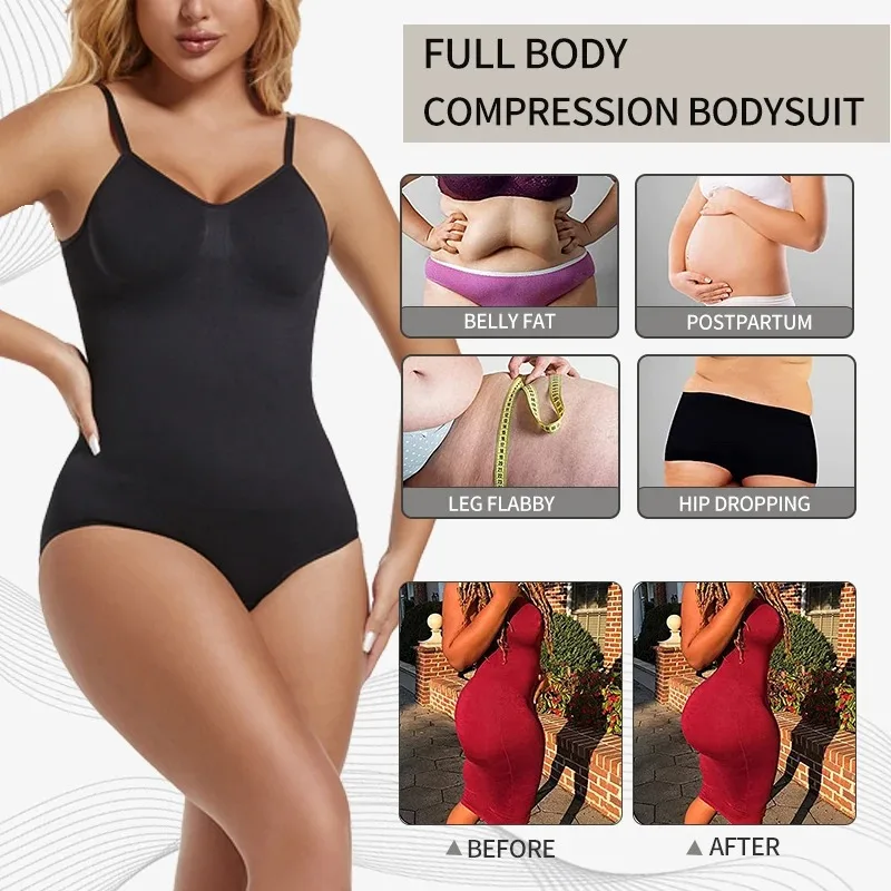 Body Gainant Femme Ventre Plat - Sculptant, Dos Nu - Corset Invisible, Effet Push-up - Pour Un Look Galbé Sous Les Vêtements