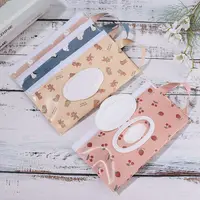 Hot Baby Wipes Holder Case EVA Wet Wipes Bag Flip Cover Snap-Strap Wipes Pouch Refillable Tissue Box Useful Stroller Accessories 1