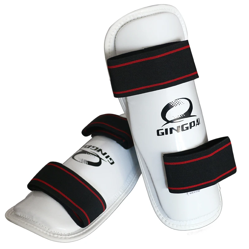 Shin Guard For Kick Boxing MMA Karate Taekwondo Sanda Fight Protective Equipment Muay Thai Protector Shin Arm Leg Guards 1 Pair