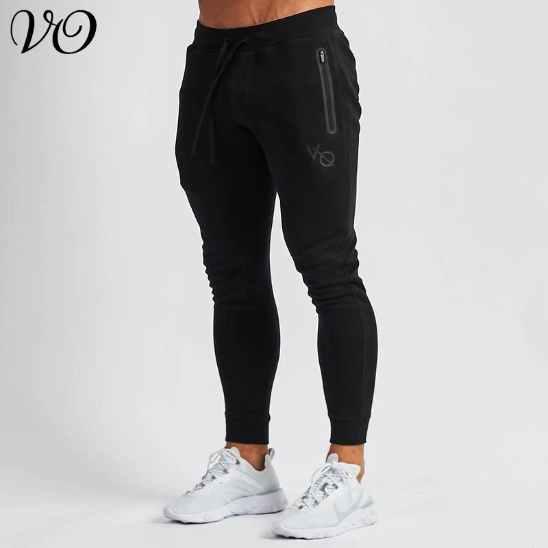 

Joggers Sweatpants Men Sports Fitness Cotton Pants Fashion Men's Clothing Drawstring Casual Pants Gym Running Training Trousers
