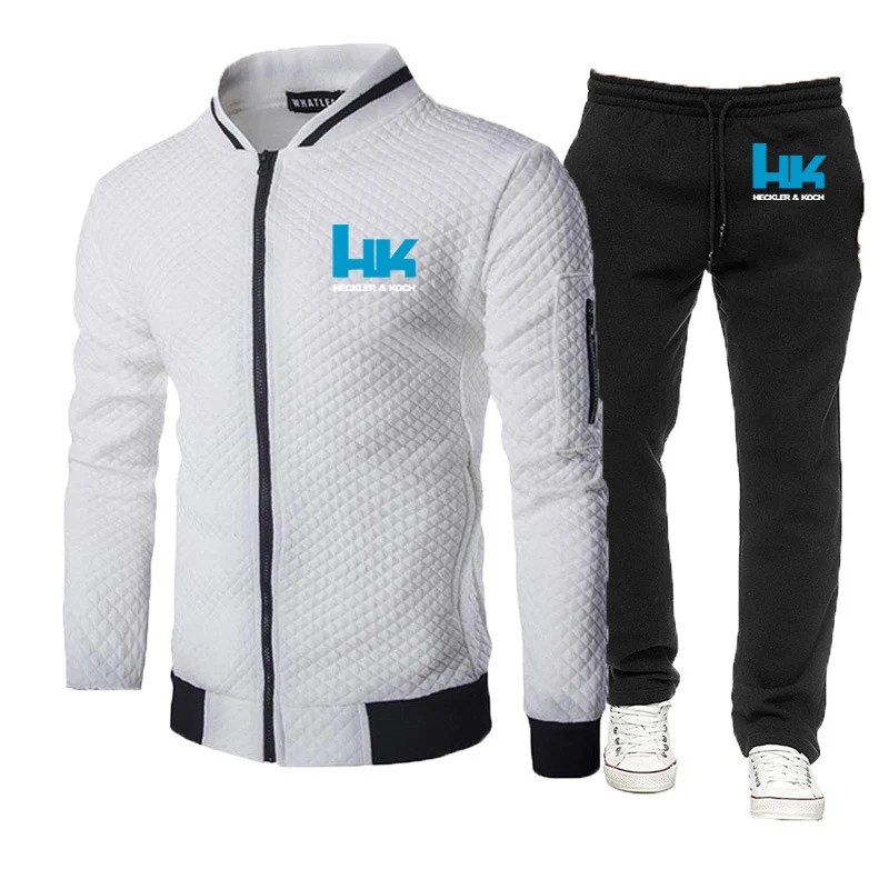 Mens Graphic Hoodies and Long Pants Suits for Spring and Autumn