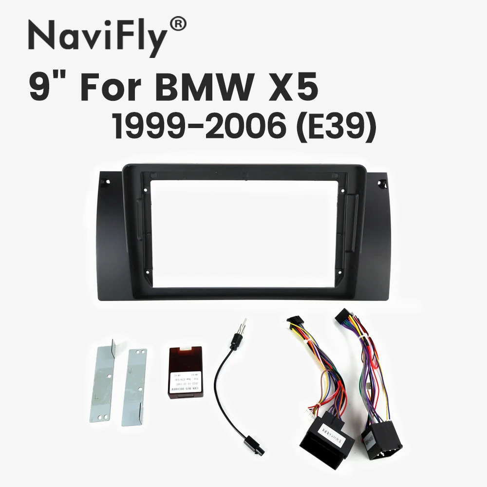 ڵ  þ   ̺, BMW X5 E53 5 ø E39 M5 1996-2007 ȵ̵   г ŰƮ Canbus, 9 ġ
